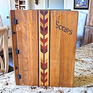 1940s Wooden Cover Scrapbook